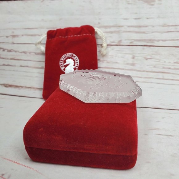 Vintage 12 Days of Christmas Swans Swimming 1990 Waterford Crystal Ornament - Picture 6 of 12